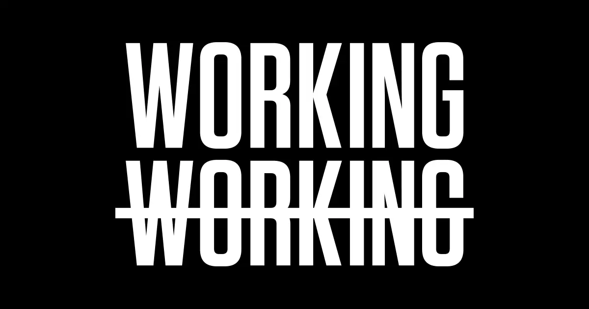 Working Not Working logo